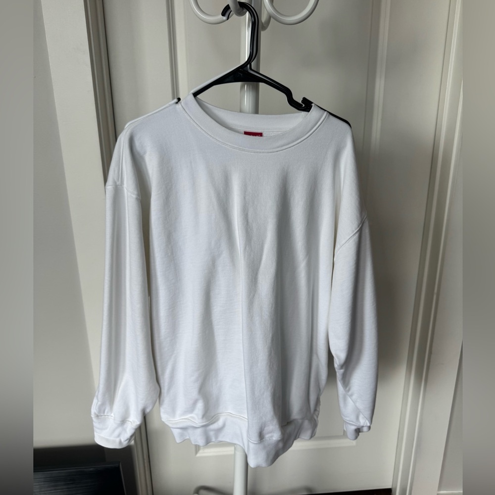 TNA White Crewneck Sweatshirt